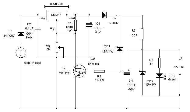 Cargador solar de baterías de 12 Voltios