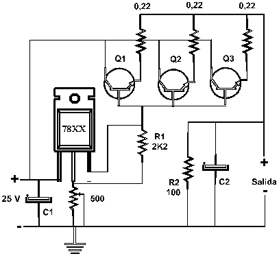 Fuente Regulable de Alto  Amperaje